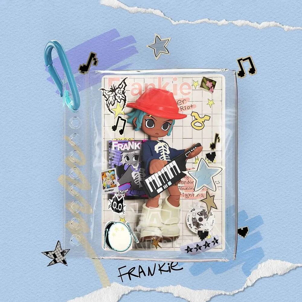 POP MART Peach Riot Carry The Music Series Block Pendant - Frankie Jam Sesh